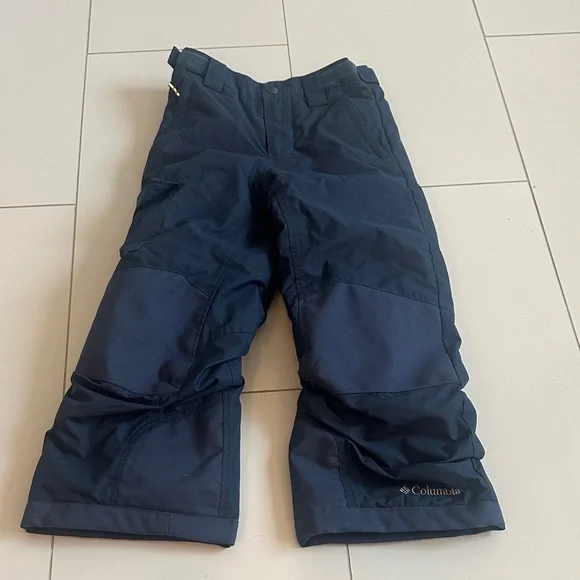 Columbia Bugaboo Kids' Dark Blue Snow Pants 6/7 omnishield omnitech insulated