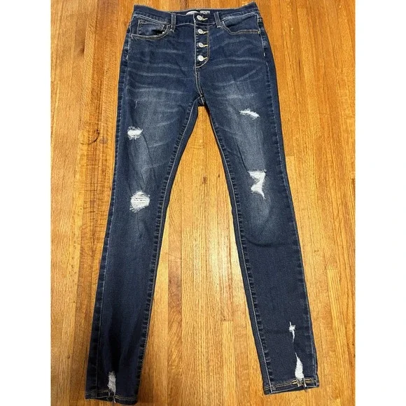 Old Navy Girls Rockstar Super Skinny Jeggings High Rise Sz 14‎ (26