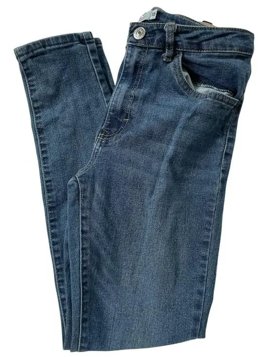 Levi’s 524 Too Superlow Skinny Jeans Girls Size 16 Medium Wash Denim