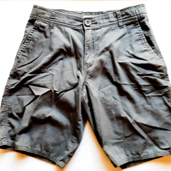 Falls Creek Boys Shorts Gray Adjustable Waist Size 10