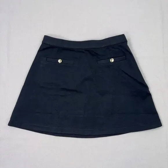 Crewcuts J Crew Kids Ponte Knit Skater Skirt Size 8 Black
