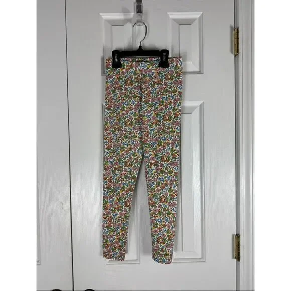 Boden Girls Floral Leggings Size 8-9y