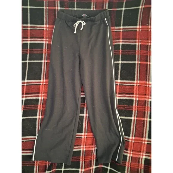 In Girl Kids Girls Size Large Black Striped Sweatpants