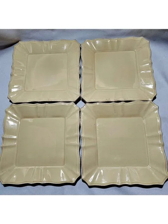 4 Daniel Cremieux Nouveau Empire Butter Salad Dessert Plates 8.5