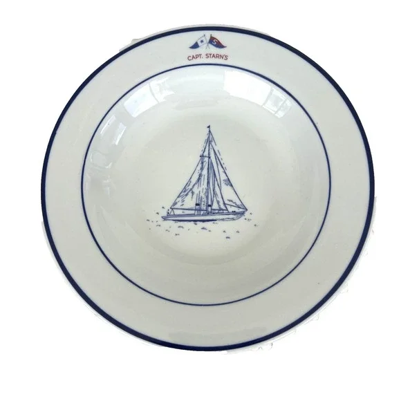 Vintage Captain Starns Restaurant Bowl Shenango China New Jersey USA