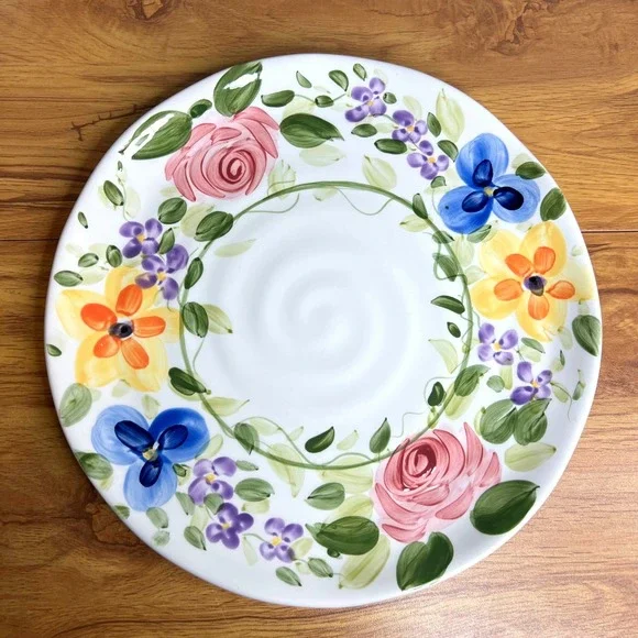 Tabletops Unlimited Mariams Garden Dinner Plate 11.25