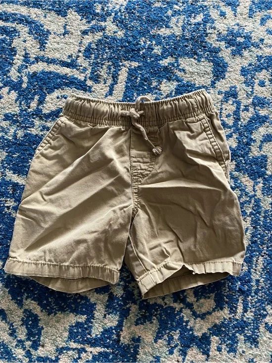 Cat & Jack Boys' Drawstring Athletic Shorts in Khaki