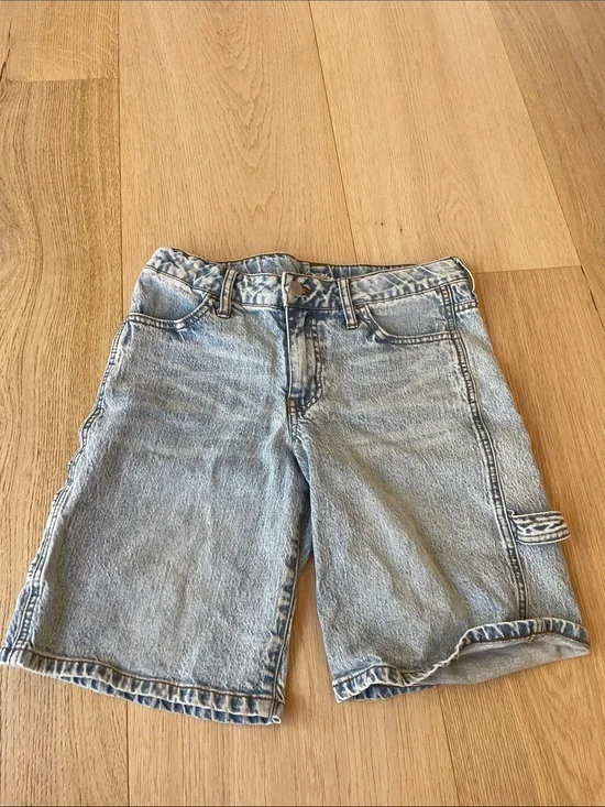 Target Light Wash Denim Cargo Shorts for Kids