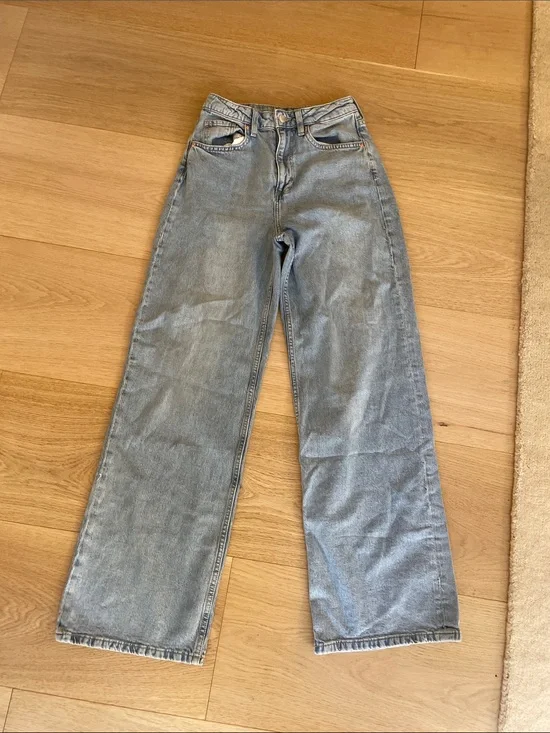 H&M Light Blue Straight-Leg Kids Jeans