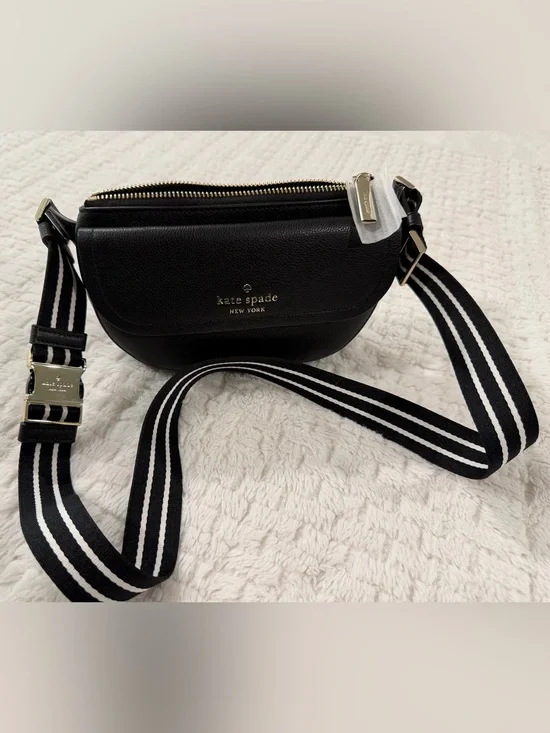 Kate Spade ♠️ New York “ROSIE” with striped adjustable strap.