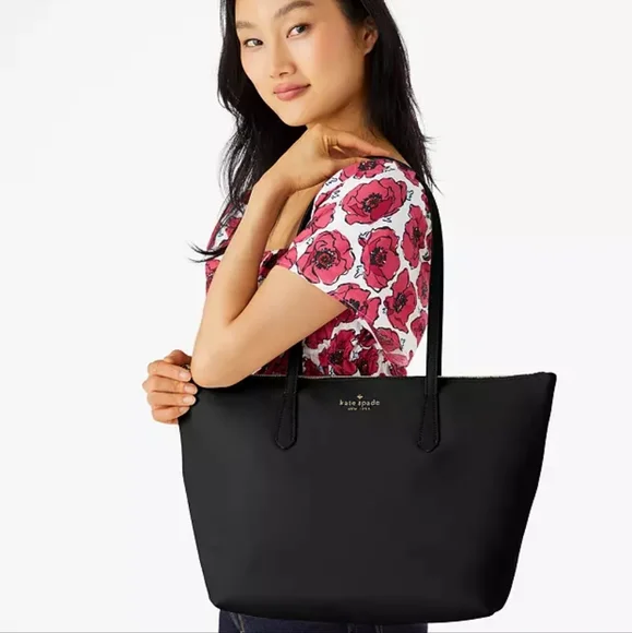 Kate Spade ♠️ Large Nylon Kitt Tote