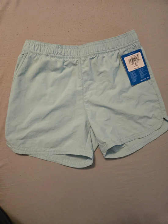 Columbia Light Blue Girls' Athletic Shorts