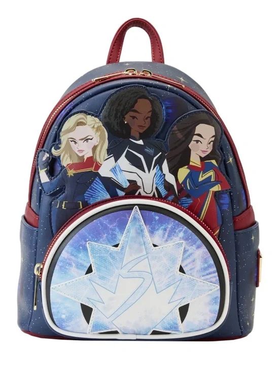 NWT Loungefly The Marvels Symbol Glow Mini Backpack ComicCon