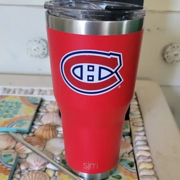 Officially Licensed Montreal Canadiens NHL Drink Tumbler - NIB - XPosted
