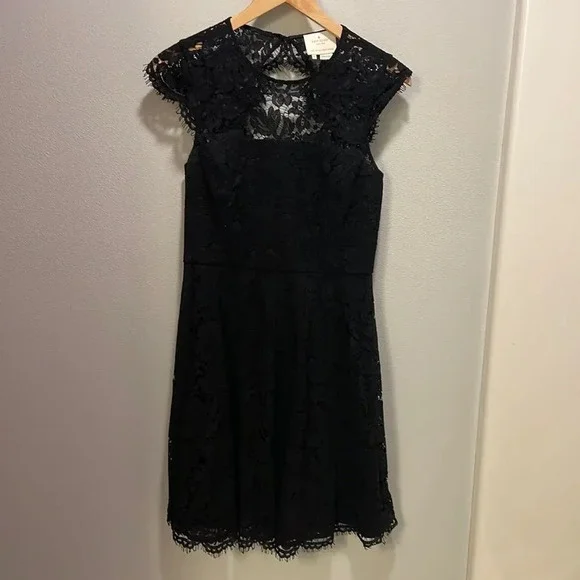 Kate Spade black lace dress