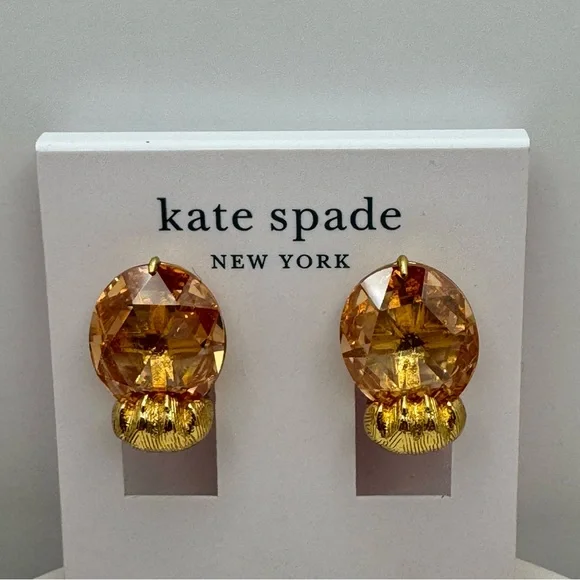 KATE SPADE House Cat Paw Stud Earrings NWT