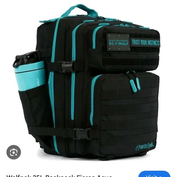 ISO black aqua fierce backpack/duffle wolfpak in search of do not buy
