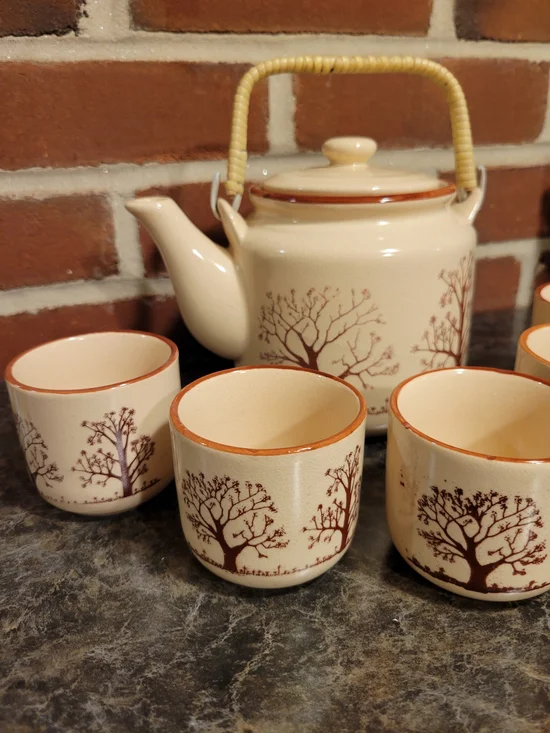 Japanese Ceramic Teapot Set