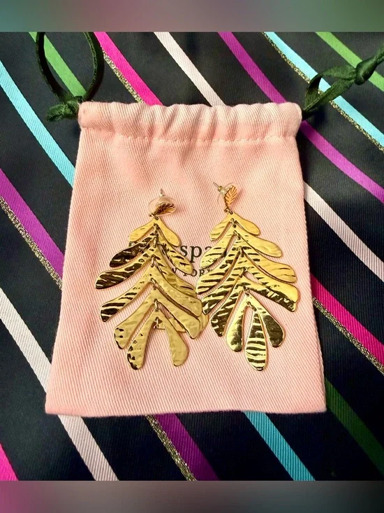 Kate Spade Leaf Earrings