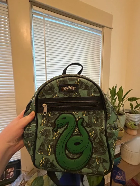 Warner Bros. Slytherin Green Snake Mini Backpack