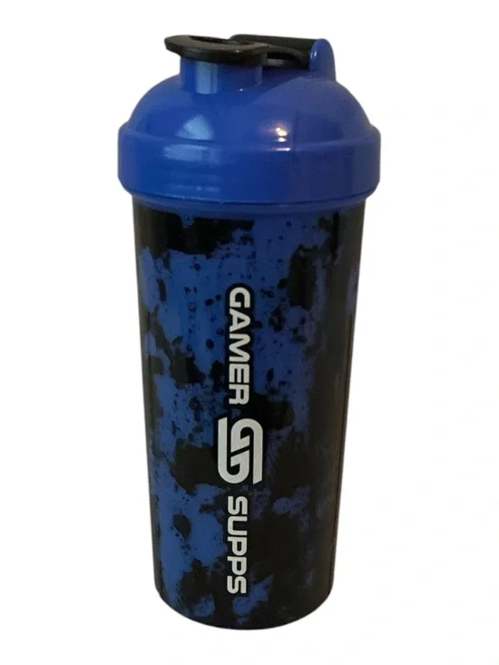 Gamer Supps Blue Black Plastic Cup