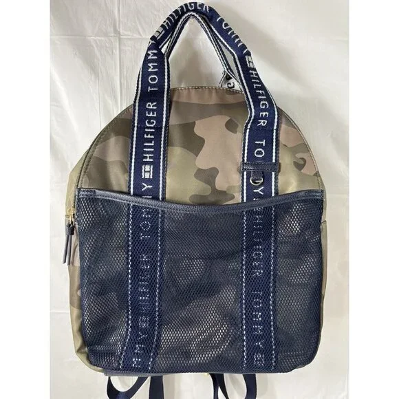 Tommy Hilfiger backpack camo and navy