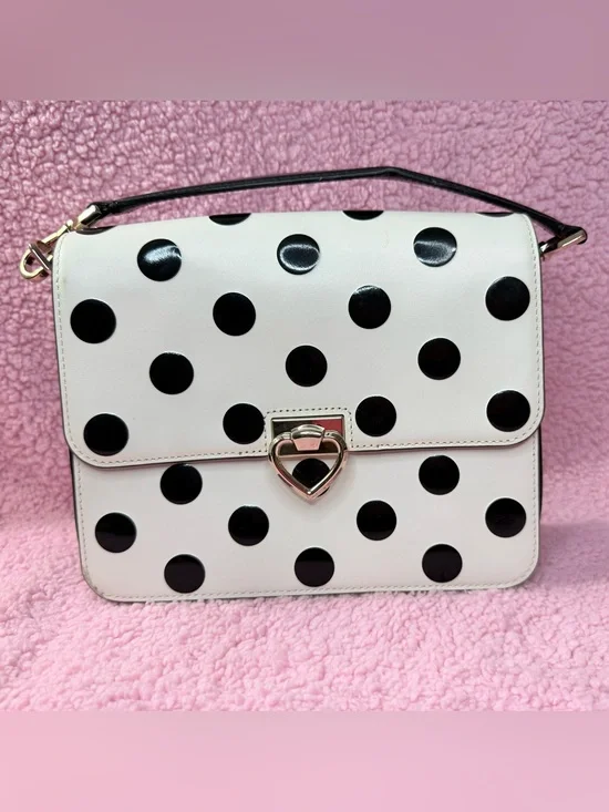 Kate Spade Lovitt Dot Convertible Purse Parchment Dot
