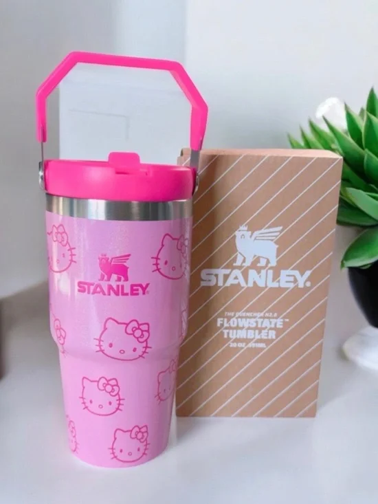 Hot Pink Hello 20 Oz Stanley