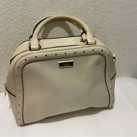 Kate Spade Rocki Helena Street Satchel Handbag off white
