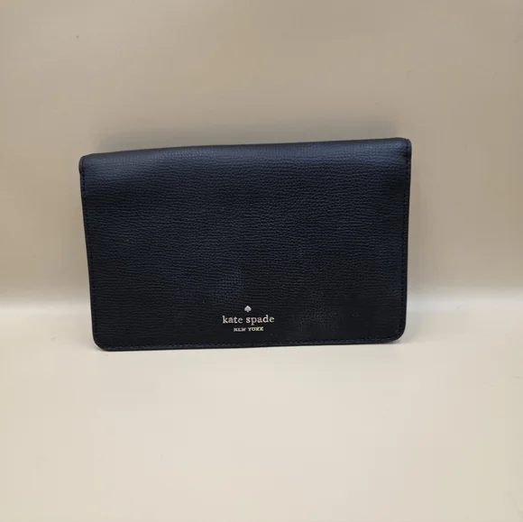 EUC Kate Spade Midnight Black Clutch