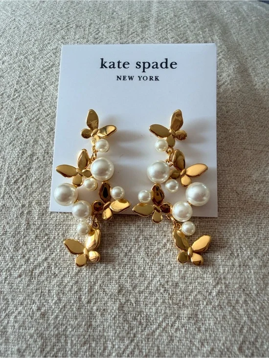 Kate Spade Flutter Statement Linear Earrings