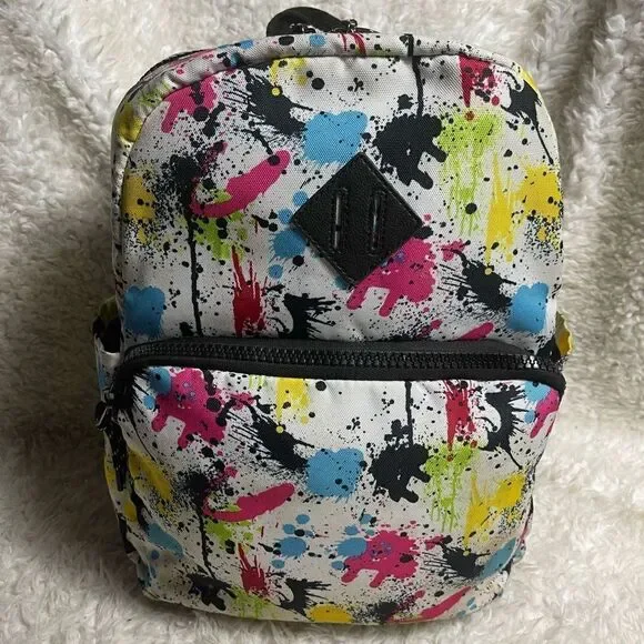 Airwalk Graffiti Spray Paint multi color laptop medium backpack