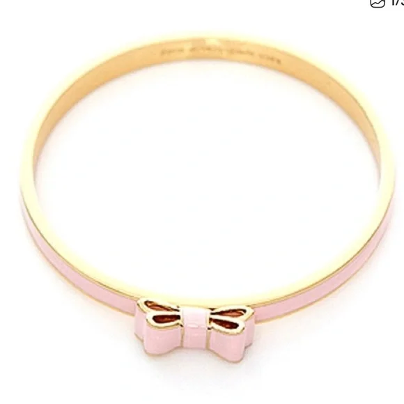 Kate Spade New York Pink and Gold Bow Bracelet