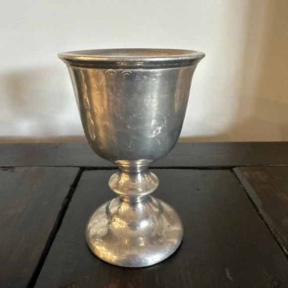 Wilton Armetale Pewter Plough Tavern Wine Water Goblet‎ USA EUC