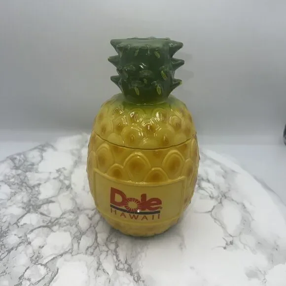 DOLE HAWAII Pineapple Coin Piggy Bank Cup