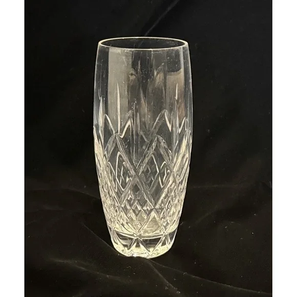 Rare Tyrone Crystal Tall Rounded Tumbler approx 6.5