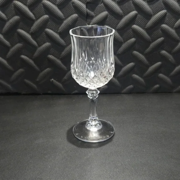 Vintage‎ Crystal Cordial Glass 5' Vertical & Diamond Cut Stemware Replacement