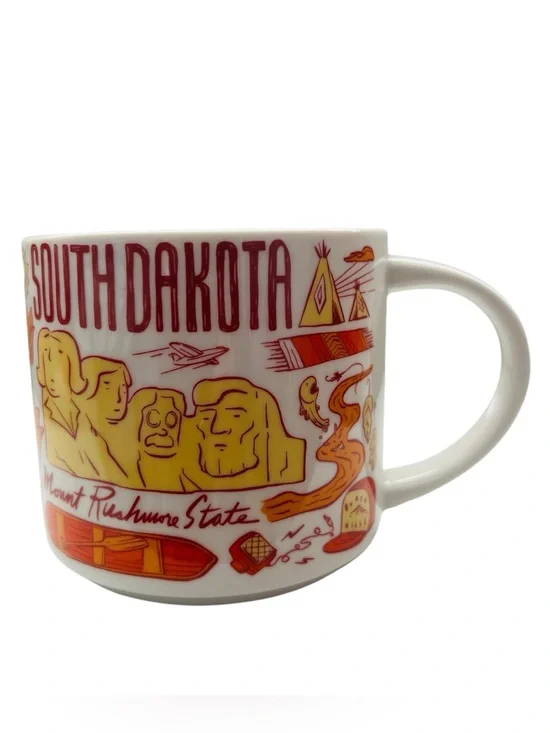 Starbucks Been There Series Across The Globe South Dakota Mt Rushmore Mug
