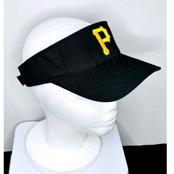 PITTSBURGH PIRATES BLACK‎ VISOR MVP AUTHENTIC MLB BASEBALL TEAM ADJUSTABLE