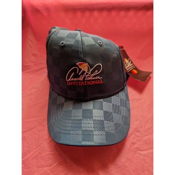 Arnold‎ Palmer Invitational BAY HILL golf tournament ball cap hat blue checkered