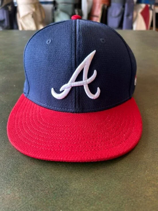 Atlanta Braves Baseball Cap - Adult Size with Velcro Adjustable Strap