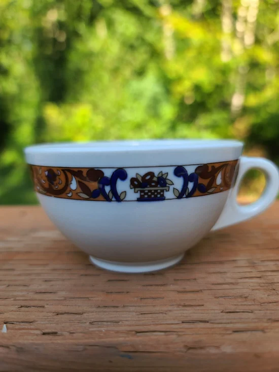 Vintage 1945 Shenango China Roosevelt Hotel Restaurant Ware Cup