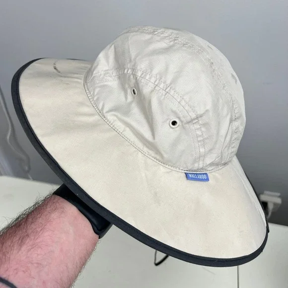 Wallaroo Hat Company Cape Town Sun Hat Tan Wide Brim‎ Hiking Adjustable Strap