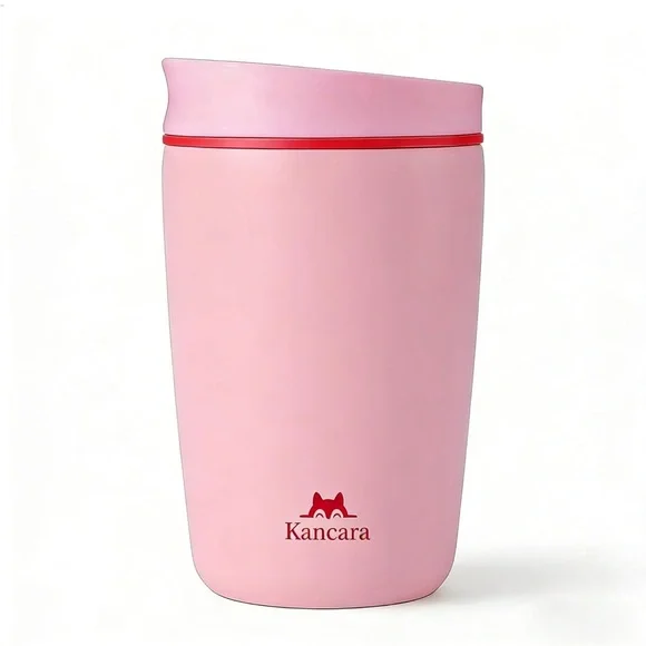 12 oz Travel insulated Tumbler with lid slider. Stainless steel coffee tumbler