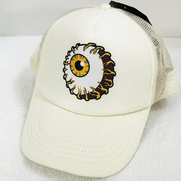 Mishka Eyeball Yellow Trucker Foam Hat‎ Cap Adjustable Snapback Off White Casual