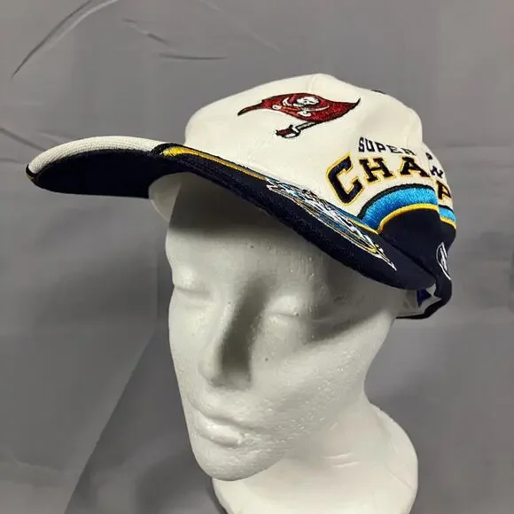 Tampa Bay Buccaneers Super Bowl XXXVII Champions Hat Reebok NFL‎ On Field Cap