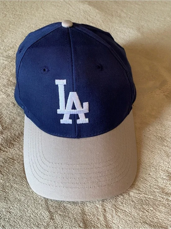 Los Angeles Dodgers LA Adjustable Baseball Hat Blue White MLB Logo Cap