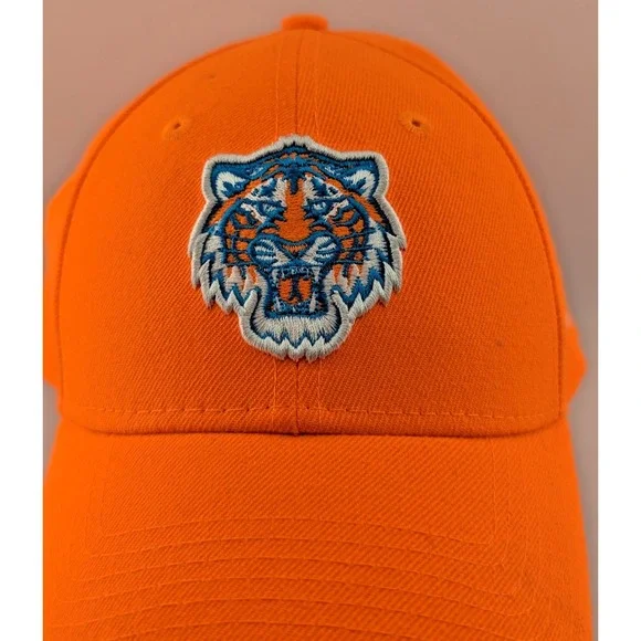 Detroit Tigers 2017 LITTLE-LEAGUE 940 SNAPBACK Orange Hat by New Era ROAR logo