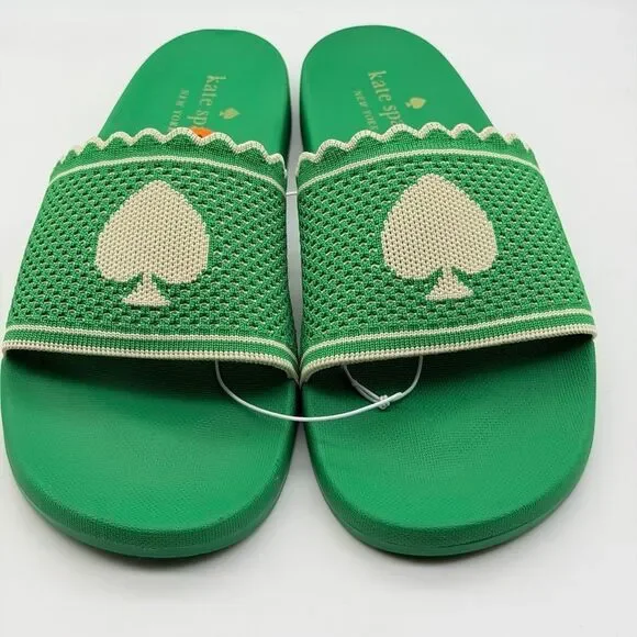 NWT Kate Spade La Jolla Green Sandals Size 11B
