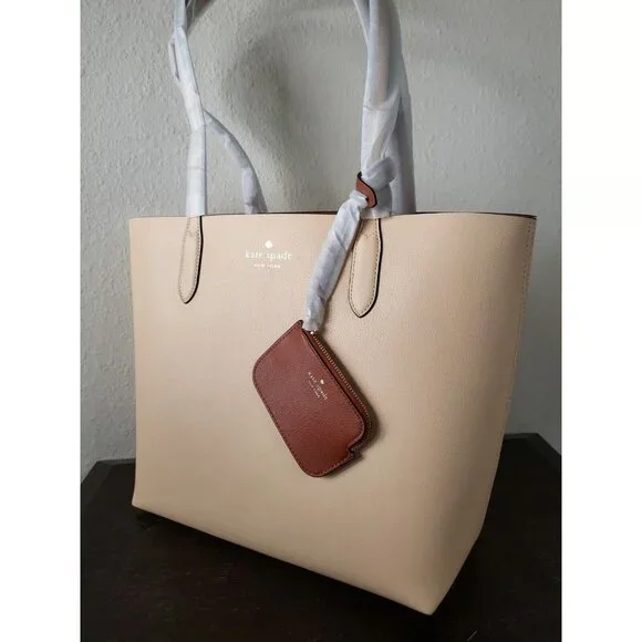 Like New Kate Spade Ava Reversible Saffiano Leather Shoulder Bag Tote